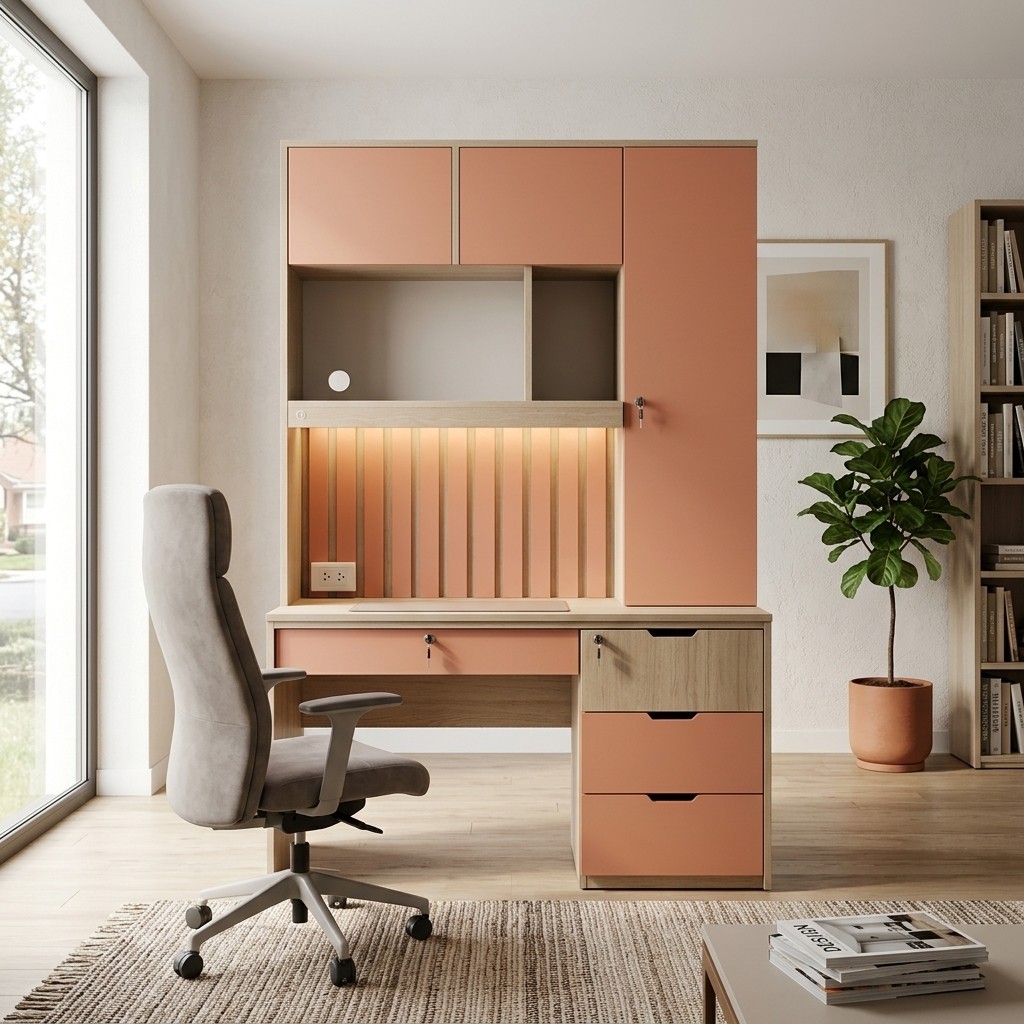 Escritorio Biblioteca Nórdico Home Office - 1.20m