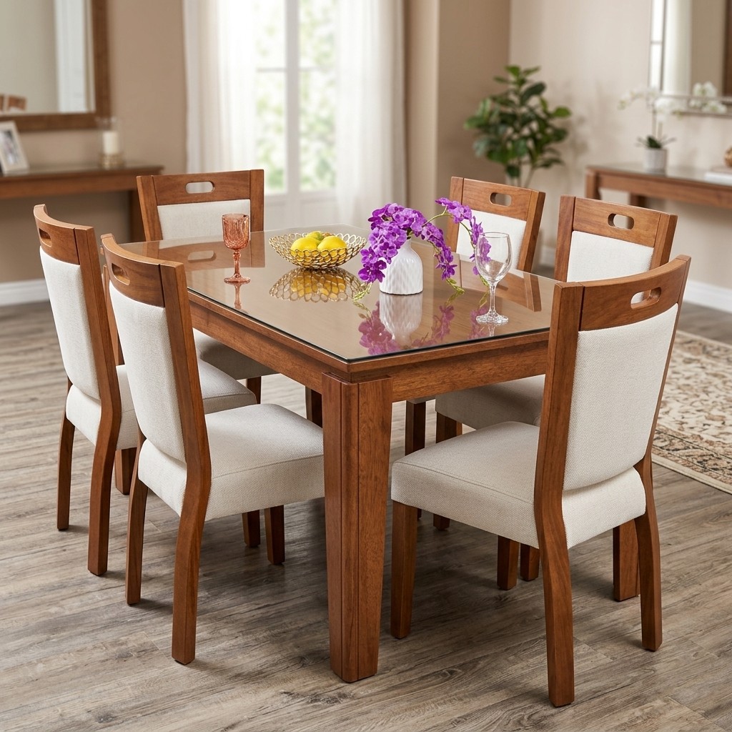 Juego De Comedor 6 Sillas Modelo Shakira