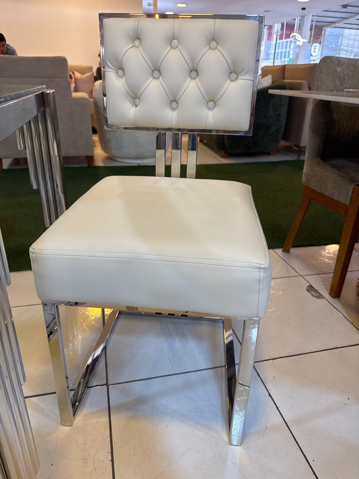 Juego de Comedor 6 Sillas Acero Inoxidable y Pranna