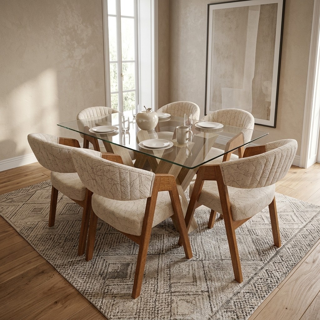 Comedor De 6 Sillas Modelo Ariana