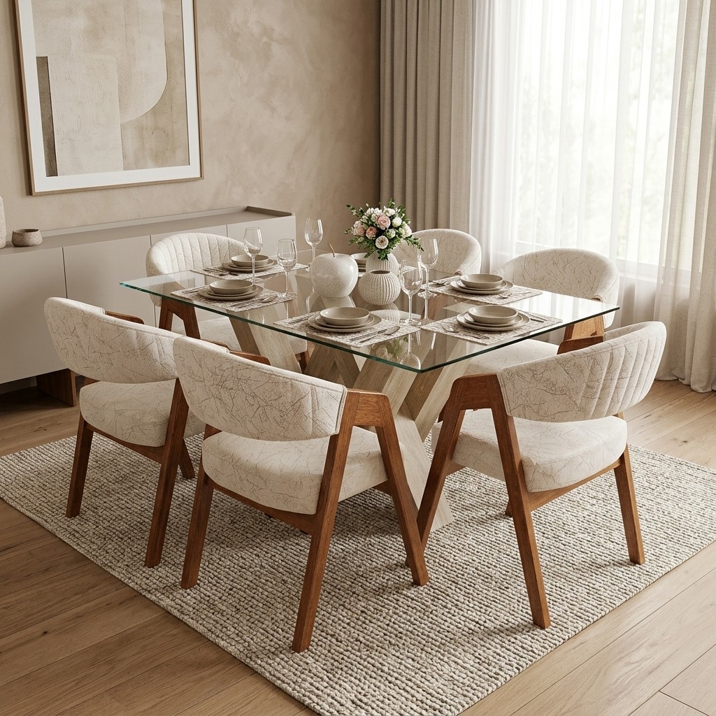 Comedor De 6 Sillas Modelo Ariana