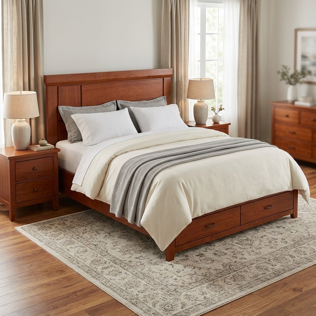 Cama 2 Plazas de Madera Tornillo con Cajones