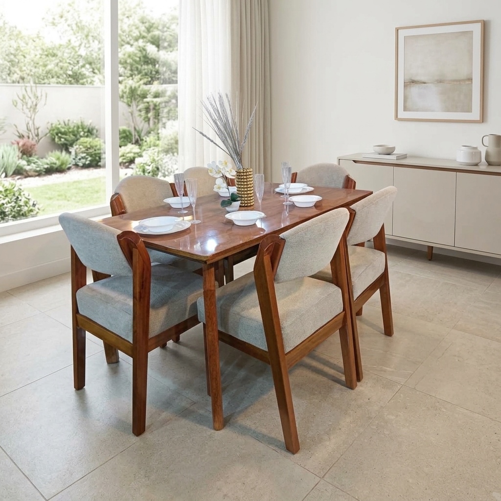 Juego De Comedor 6 Sillas Moderno
